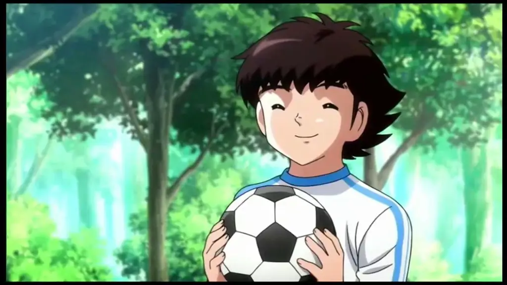 Tsubasa Ozora, tokoh utama dalam anime Captain Tsubasa 2018