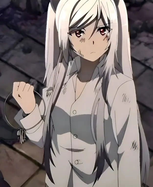 Karakter utama anime sebagai master bayangan Gambar seorang karakter anime yang menjadi master bayangan