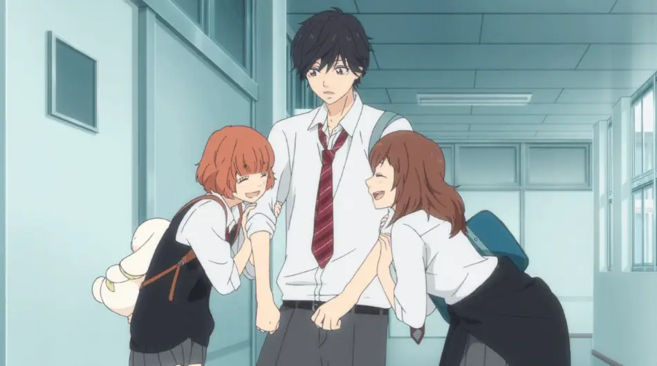 Gambar karakter-karakter utama Ao Haru Ride