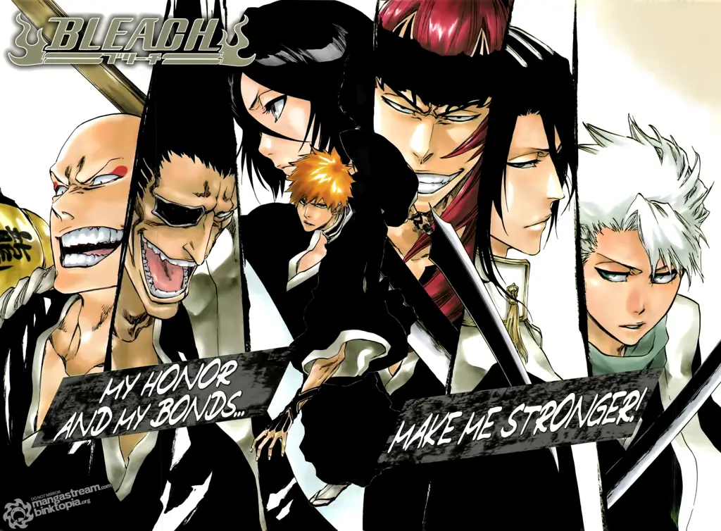 Gambar para karakter utama Bleach