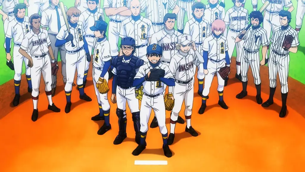 Gambar karakter-karakter dalam anime Diamond no Ace