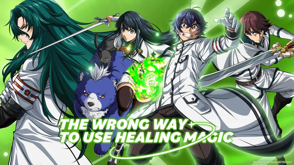 Kazuma dari anime The Wrong Way to Use Healing Magic