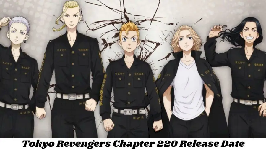 Ilustrasi karakter-karakter penting di Tokyo Revengers chapter 220