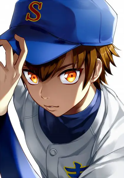 Gambar Sawamura Eijun dari Diamond no Ace