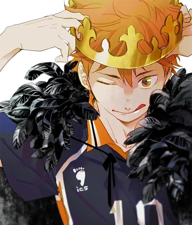 Gambar Hinata Shoyo dari Haikyuu!!