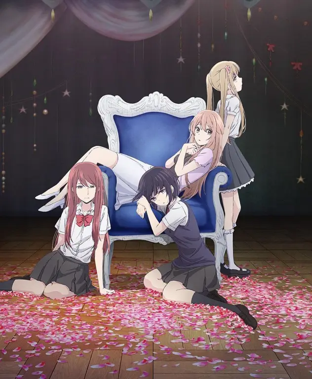 Potret Hanabi dan Mugi dari Kuzu no Honkai