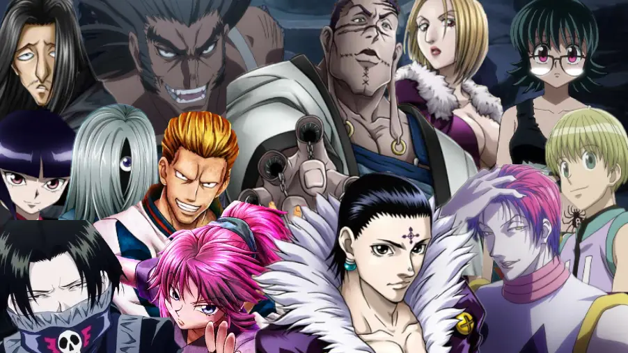 Gambar karakter-karakter utama dalam anime Hunter x Hunter