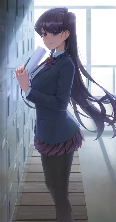 Potret Komi Shouko