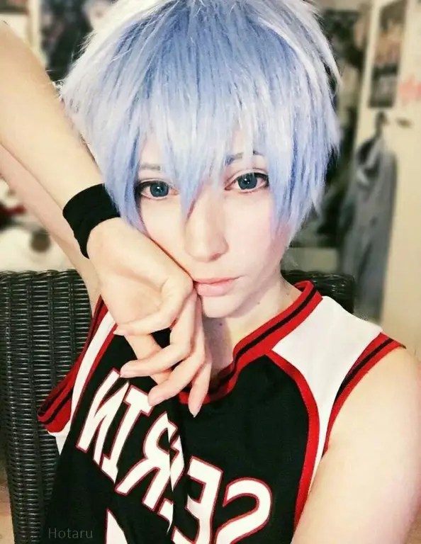 Gambar Kuroko Tetsuya, karakter utama Kuroko no Basket