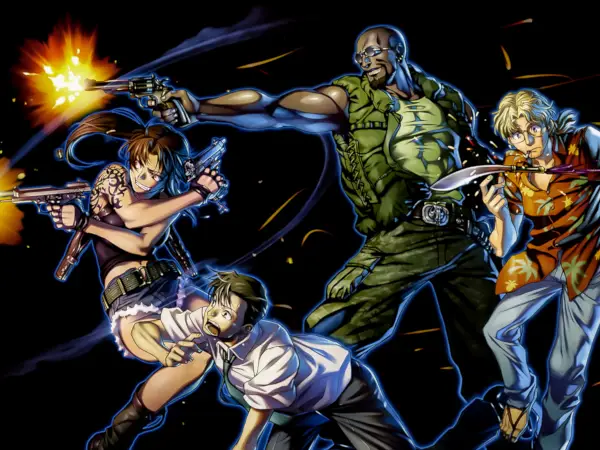 Karakter Black Lagoon menghadapi tantangan