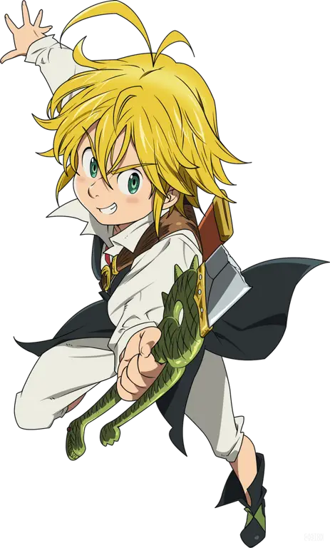 Karakter Meliodas dari Nanatsu no Taizai