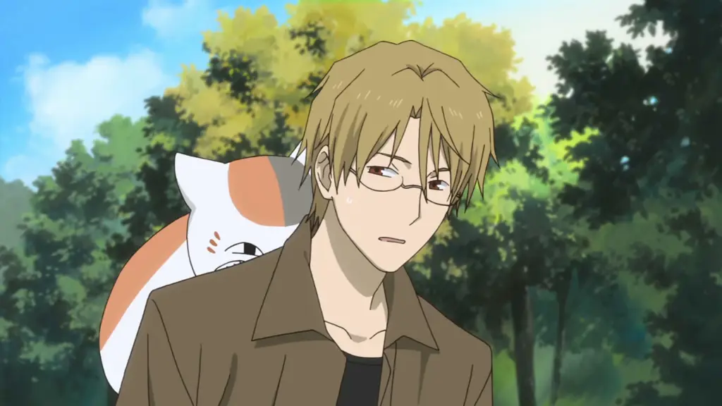 Gambar karakter-karakter utama Natsume Yuujinchou