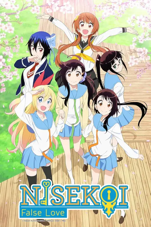 Gambar karakter-karakter utama anime Nisekoi