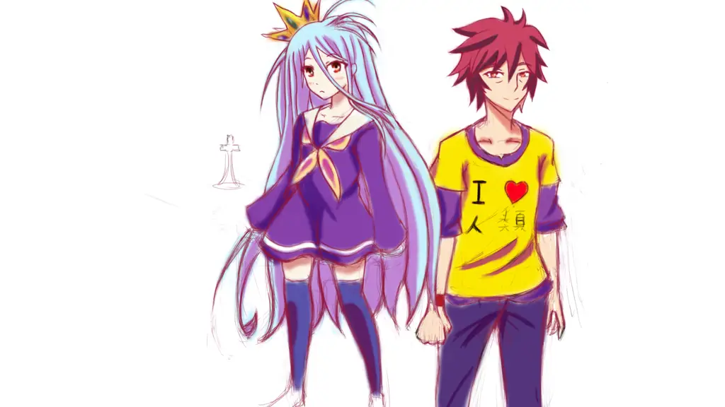 Sora dan Shiro dalam No Game No Life Zero