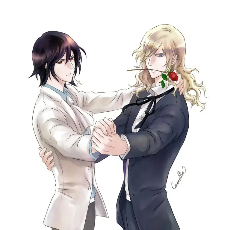 Gambar Rai dan Frankenstein dari anime Noblesse