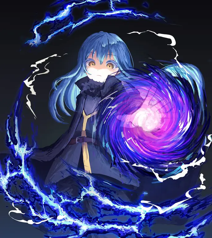 Rimuru Tempest dari anime Tensei Shitara Slime Datta Ken