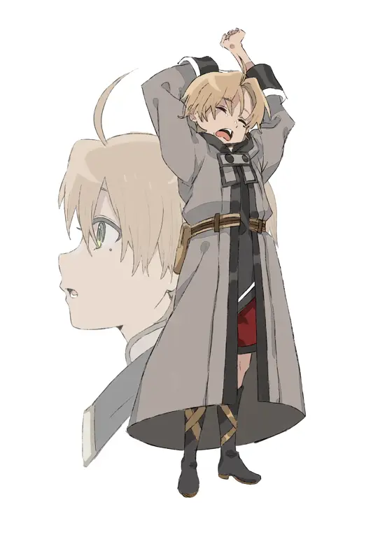 Gambar Rudeus Greyrat dari Mushoku Tensei