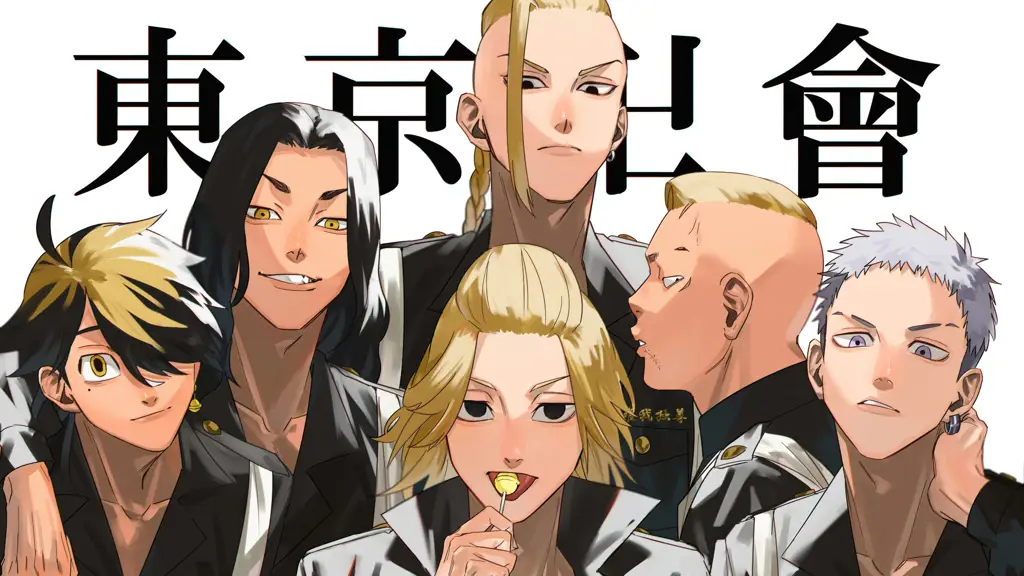 Karakter Utama Tokyo Revengers Gambar karakter-karakter utama Tokyo Revengers