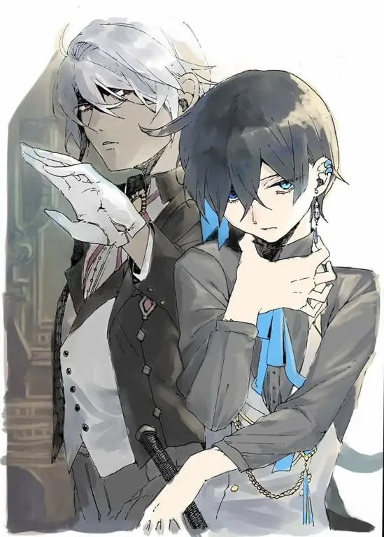 Karakter utama Vanitas dan Noe Vanitas dan Noe dari anime Vanitas no Carte