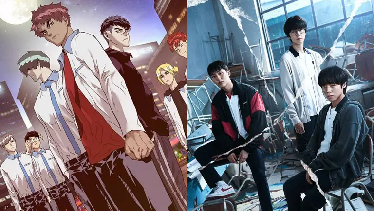Gambar karakter utama manhwa Weak Hero