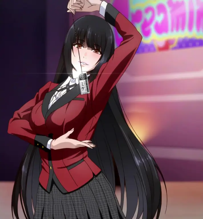 Potret Yumeko Jabami dalam Kakegurui Live Action