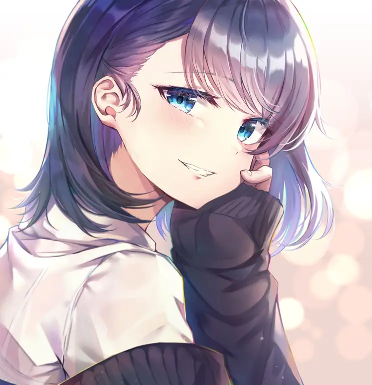 Karakter utama Zutto Mae kara Suki deshita Gambar gadis anime yang imut