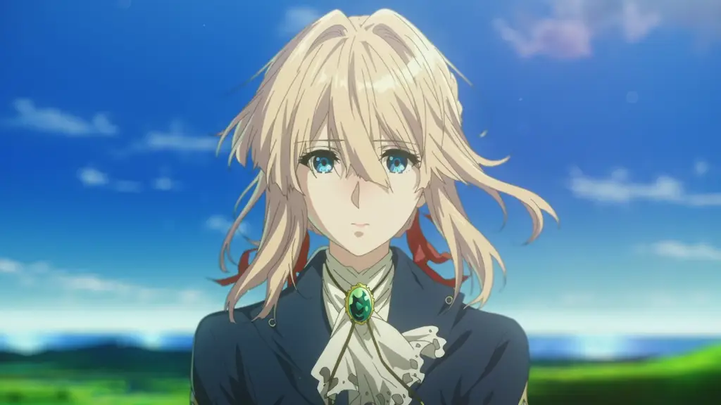 Ilustrasi karakter Violet Evergarden