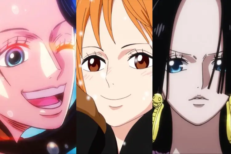 Gambar beberapa karakter wanita kuat di One Piece