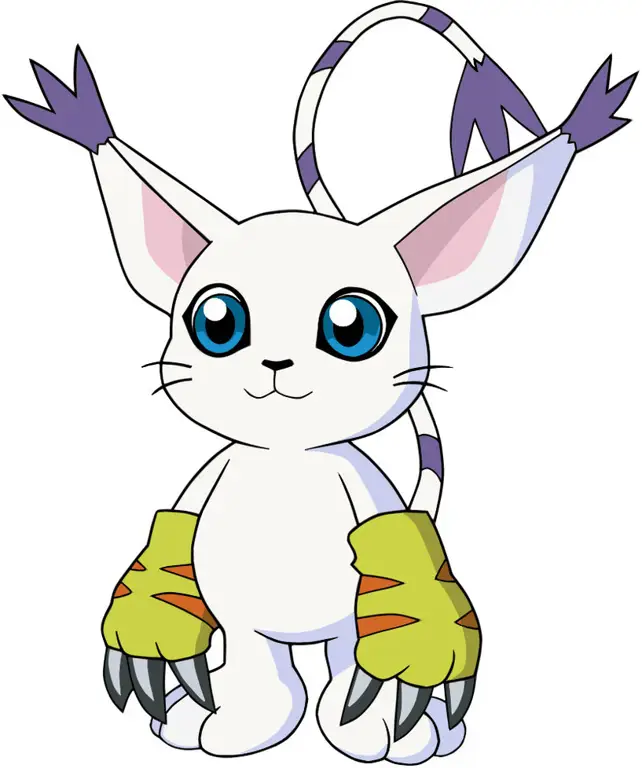 Kari dan Gatomon dalam Digimon Adventure