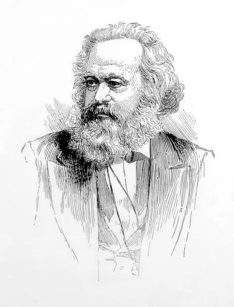 Ilustrasi anime Karl Marx