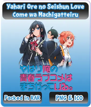 Gambar karya seni komunitas Oregairu yang positif dan ramah