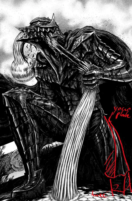 Gambar karya seni manga Berserk