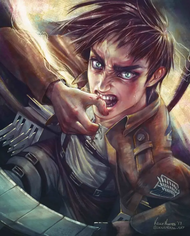 Karya Seni Fanart Attack on Titan Gambar Fanart Attack on Titan yang menakjubkan