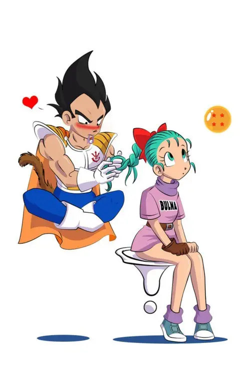 Ilustrasi karya seni game hentai Dragon Ball Z