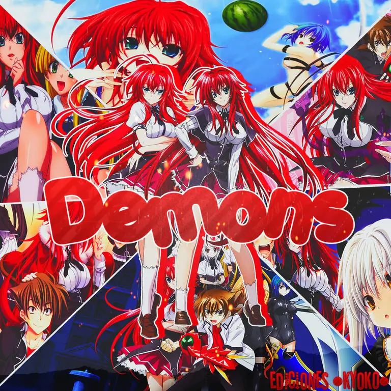 Ilustrasi karya seni High School DxD