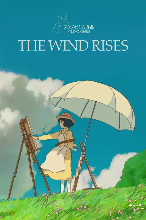 Ilustrasi karya seni Studio Ghibli untuk film The Wind Rises