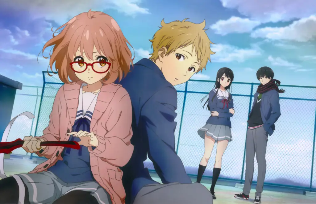 Gambar karya seni dari anime Kyokai no Kanata