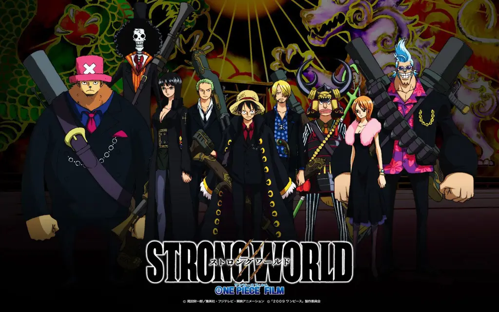 Gambar karya seni One Piece Strong World Special