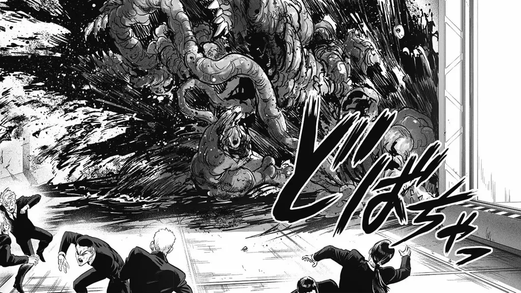 Ilustrasi Manga One Punch Man