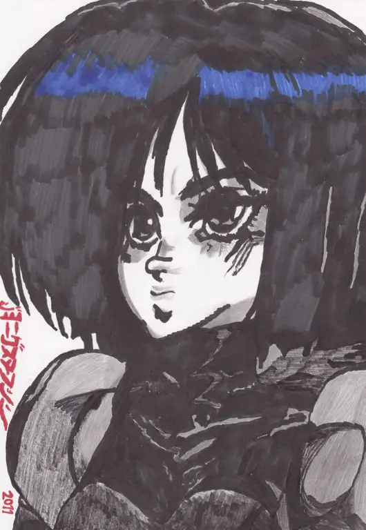 Ilustrasi karya seni OVA Battle Angel Alita