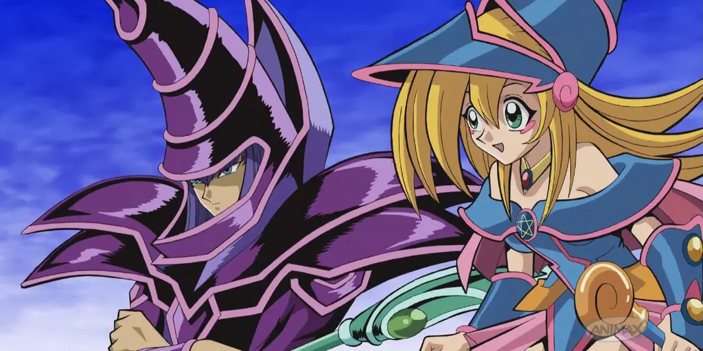 Ilustrasi karya seni dari OVA Yu-Gi-Oh!