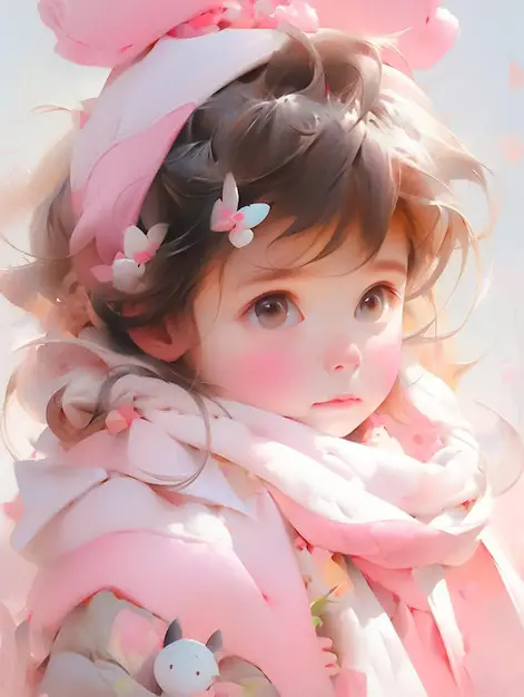 Gambar fanart bayi perempuan anime