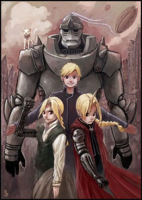 Gambar fanart Fullmetal Alchemist Brotherhood