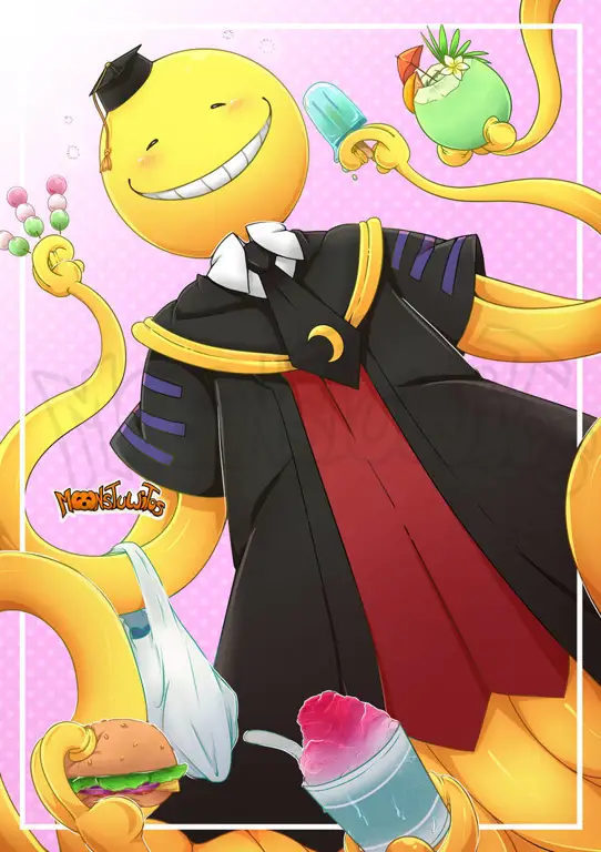 Gambar fanart Koro Sensei