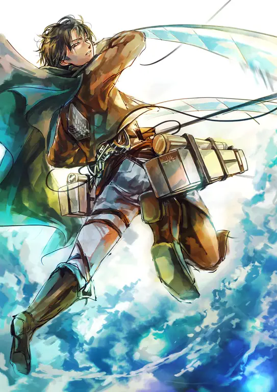 Gambar penggemar Attack on Titan