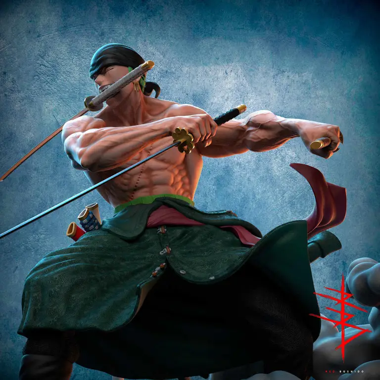 Fan art One Piece tentang kekasih Zoro