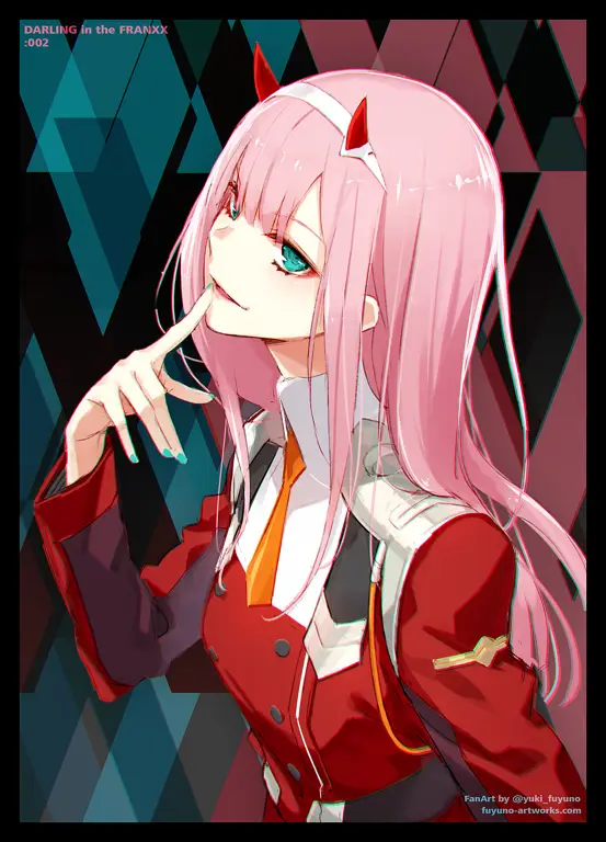 Gambar fanart Zero Two