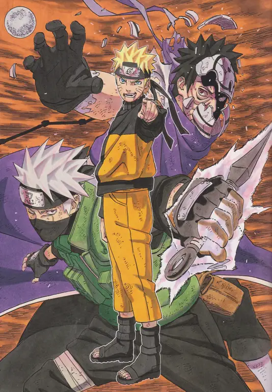 Gambar karya seni resmi Naruto