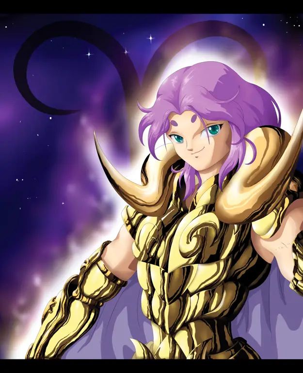 Gambar karya seni Saint Seiya yang indah