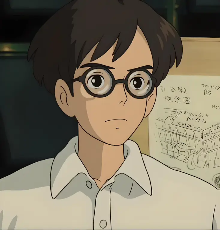 Ilustrasi karya seni dari film The Wind Rises karya Studio Ghibli